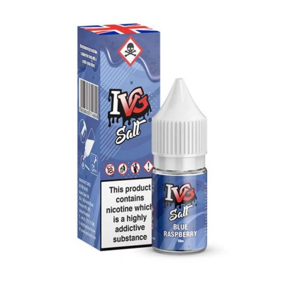 IVG Blue Raspberry Salt Nic ELiquid Electronic Cigarette Co.