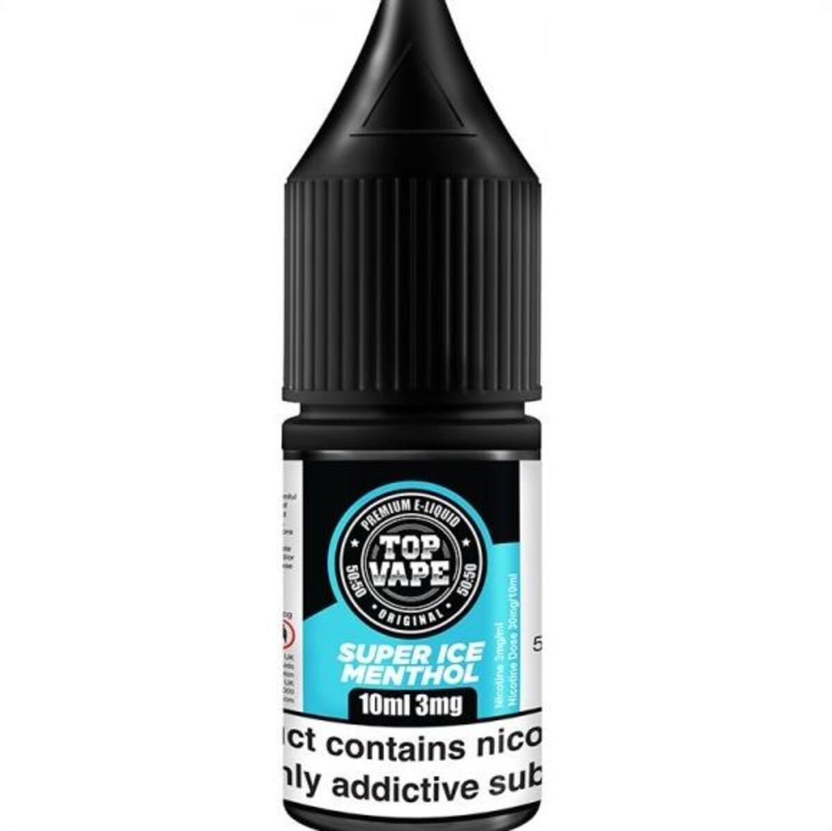 IVG Top Vape Super Ice Menthol ELiquid 50/50 10ml Electronic