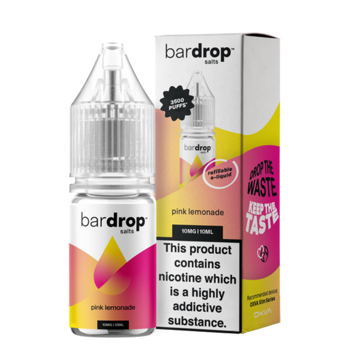 Rush Vape Juice Drops Menthol By Aqua Tobacco-Free Salts E Nicotine Nicotine