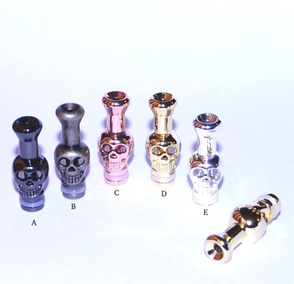 Skull Drip Tip Mouthpiece Electronic Cigarette Co.