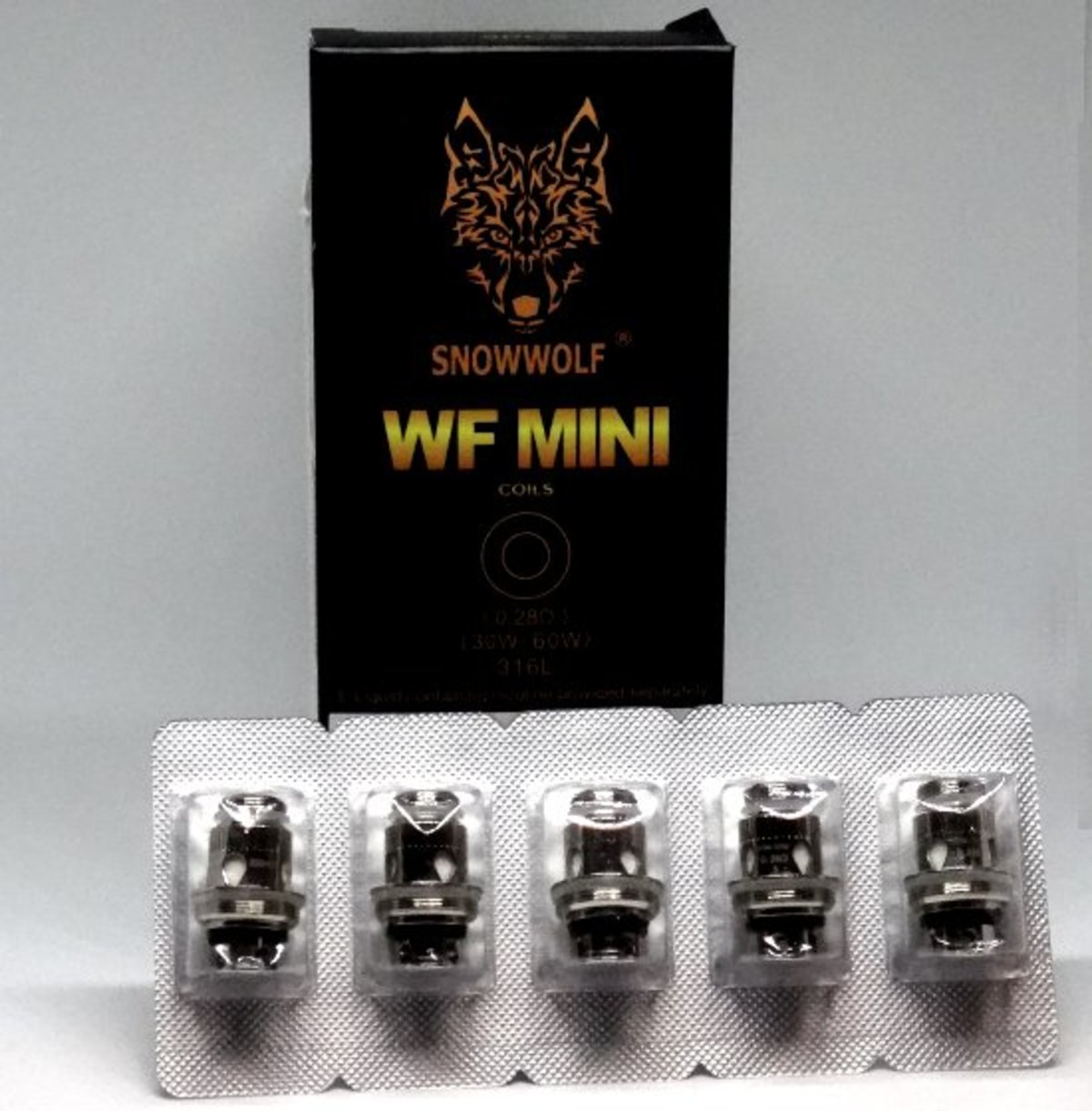 Snowwolf WF Wolf Tank Mini Coils 0.28 Ohm Electronic Cigarette Co.
