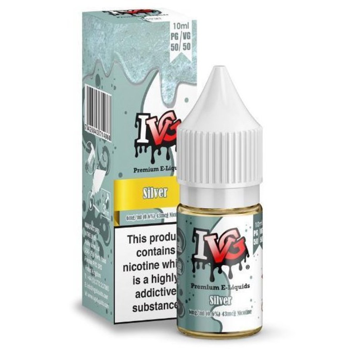 IVG Silver Tobacco ELiquid 50 50 Electronic Cigarette Co.