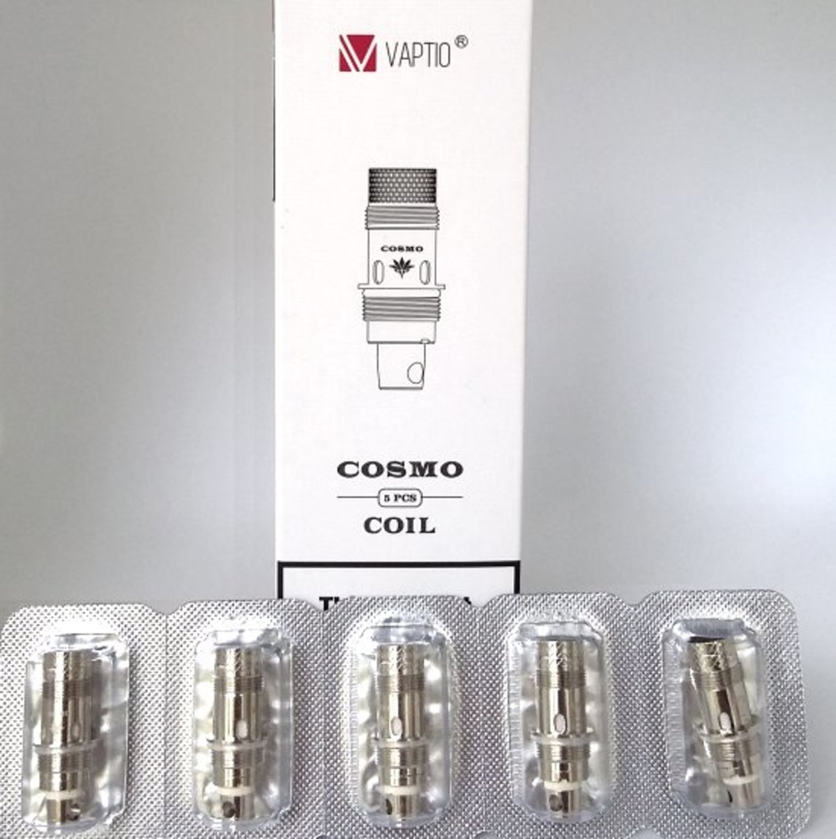 c2 Bobina de repuesto de 0,7 ohm para Cosmo Kit/Cosmo Plus Kit/Tyro Nano Kit/Cosmo G1 Kit/Leno Kit/Pack de 5 VAPTIO Cosmo Coil 